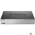 D-Link DES-1008D/L2B Неуправляемый коммутатор с 8 портами 10/100Base-TX