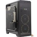 GameMax Корпус G563 без БП (Midi Tower, ATX, LED, Черн., Прозрач. бок. и фронт. панель, USB 3.0)