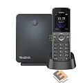 YEALINK W73P DECT-трубка (база W70B + трубка W73H) до 10 SIP - аккаунтов, до 10 трубок на базу, до 20 одноврем. Вызовов
