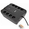 PowerCom Spider SPD-450N ИБП {OffLine, 450VA/270W, Tower, 8xEURO: 4 с резервным питанием, 4 с фильтрацией} (332718)