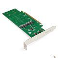Exegate EX298299RUS Переходник ExeGate EXE-597E4 (4 x M.2 M key -> PCI-E x16 v3.0, для установки четырех SSD M.2 2230/2