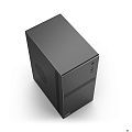CBR Корпус mATX Minitower V203, c БП PSU-ATX550-12MD (550W/120mm), 1*USB 3.0, 1*USB 2.0, HD Audio+Mic, Black [PCC-MA