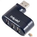 Perfeo USB-HUB 3 Port, (PF-VI-H024 Black) чёрный