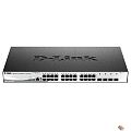 D-Link DGS-1210-28X/ME/B2B Управляемый L2 коммутатор с 24 портами 10/100/1000Base-T и 4 портами 10GBase-X SFP+