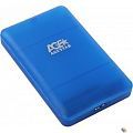 AgeStar 3UBCP3 (BLUE) USB 3.0 Внешний корпус 2.5" SATAIII HDD/SSD USB 3.0, пластик, синий, безвинтовая конструкция