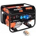 Генератор бензиновый PATRIOT  GP 6510 [474101565] {Двигатель: 4т, OHV, АИ-92, 389 сс, 13 л.с; Мощность ном/макс: 5.0/5.5 кВт; Объём бака: 25 л; Ро