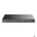 TP-Link SG3452XMPP Omada 48-портовый гигабитный управляемый РоЕ-коммутатор уровня L2+ (40 портов PoE+ и 8 портов PoE+
