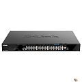 D-Link DGS-1520-28MP/A1A Управляемый L3 стекируемый коммутатор с 20 портами 10/100/1000Base-T, 4 портами 100/1000/2.