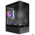 Ginzzu CL475 mATX FAN 3*12LC4 передняя панель Стекло