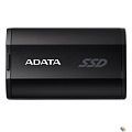 A-DATA Portable SSD 500GB External SD810Type-C, USB 3.2 Gen2x2, up to R/W 2000/2000 MB/s, SD810-500G-CBK