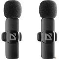 Defender Петличный микрофон Talky-138 wrls, черный, 2шт, адаптер [64152]