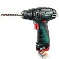 Metabo PowerMaxx SB Ударная дрель-шуруповерт [600385500] { 10.8 В, 2 Ач, БЗП,34 Нм, 1.12 кг }