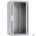 Cabeus SH-05F-22U60/60-R Шкаф телекоммуникационный настенный разобранный 19" 22U 600x600x1082mm (ШхГхВ) дверь стекло,