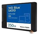 SSD WD 250Gb 2.5" SATA3 Blue SA510 (WDS250G3B0A)