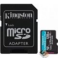 Micro SecureDigital 128Gb Kingston Canvas Go Plus UHS-I U3 A2 + ADP (170/90 MB/s) SDCG3/128GB