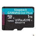 Micro SecureDigital 1TB Kingston Canvas Go Plus 170R A2 U3 V30 Card W/O ADP