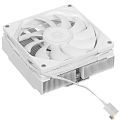 Cooler ID-Cooling IS-47-XT WHITE LGA1700/1200/115X/AM4 низкопрофильный высота 47mm  TDP 95W, PWM, 4 тепл.трубки + медная база, FAN 92mm,белый) BOX