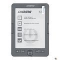 Digma K1 6" E-ink HD Pearl 758x1024 600MHz 128Mb/4Gb/SD/microSDHC темно-серый [1389695]