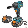 Bort ГАЙКОВЕРТ АККУМУЛЯТОРНЫЙ BORT BSR-21U (2х4АЧ+ЗУ) [93418477] { 800 Нм, 0-2700 об/мин, акб Li-Ion, аккумуляторная система Makita 18V LXT 