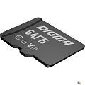 Micro SecureDigital 64GB Digma CARD10 V10 + adapter DGFCA064A01