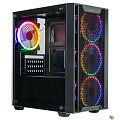 Ginzzu CL650 mATX FAN 4*12FRGB  передняя панель Решетка