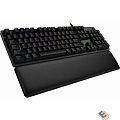 920-009329 Logitech Клавиатура G513 Tactile (GX Brown switches) механическая черный USB Multimedia for gamer LED (подставка для запястий)