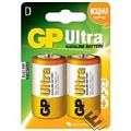 GP Ultra Alkaline (GP 13AU-CR2 )13AU LR20,  2 шт D (2 шт. в уп-ке)