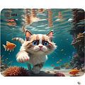 Коврик для мыши Cactus Fish Cat 300x250x3мм (CS-MP-D15M)