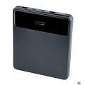 Perfeo Powerbank LAPTOP 105W 20000 mAh/LED дисплей/PD + QC 3.0/2 Type-C/2USB/Выход: 5A,max105W Black (PF_E1472)