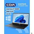 CBR LP-MDCR-1505 15.6" FHD IPS (Intel i7-13620h(1.3GHz)/8Gb*2 DDR4 3200MHz/512Gb SSD PCIe/Intel UHD Graphics/RJ45/W11Pro/5500 mAh/пластик)