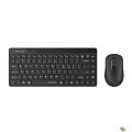 Комплект клавиатура+мышь беспров. A4TECH Fstyler  FG2200 Air2 black (USB, slim) (FG2200 AIR2 BLACK)