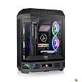 Корпус Thermaltake The Tower 600 черный без БП ATX 11x120mm 5x140mm 4xUSB3.0 audio bott PSU
