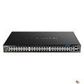 D-Link DGS-1520-52MP/A1A Управляемый L3 стекируемый коммутатор с 44 портами 10/100/1000Base-T, 4 портами 100/1000/2.5GBase-T, 2 портами 1