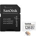 Micro SecureDigital 128GB SanDisk microSDXC Class 10 UHS-I U3 V30 Max Endurance Video Monitoring (SD адаптер)