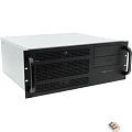 Procase EM439-B-0 черный {4U глубина 390мм, внешн 1x5.25, внутр 4xHDD, MB 12"x13", без Б/П PS2}