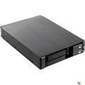 Procase T2-012-SATA3-BK {Hot-swap корзина 2*2.5" SATA3/SAS 6Gb (черный) hotswap trayless aluminium mobie rack module (1x3,5) 1xFAN 80x15mm}