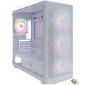 1STPLAYER FD5-M ARGB White / mATX / 4x120mm ARGB fans / FD5-M-WH-4F2-W(AP)