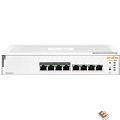 HPE JL811A Коммутатор Aruba Instant On 1830 8GWeb-managed 4p Class4 PoE 65W fanless Switch