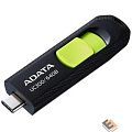 A-DATA Flash Drive 64GB USB (Type-C) A-Data UC300 USB3.2, черный и зеленый [acho-uc300-64g-rbk/gn]