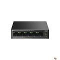 TP-Link LS105LP Настольный коммутатор с 5 портами 10/100 Мбит/с (4 порта PoE)