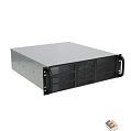 Procase RE306-D6H4-C-48 Корпус 3U server case,6x5.25+4HDD,черный,без блока питания,глубина 480мм,MB CEB 12"x10.5"