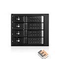 Procase T3-304-SATA3-BK {Hot-swap корзина 4 SATA3/SAS 6Gb (черный) hotswap trayless aluminium mobie rack module (3x5,2