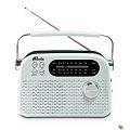 RITMIX RPR-045 WHITE {Радиоприёмник портативный 3хдиапазонный FM/AM/SW,Bluetooth v.5.3, воспроизв. с USB и с карт пам. micro SD (до 32Gb)}