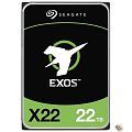 22TB Seagate Exos X22 (ST22000NM000E) {SAS 12Gb/s, 7200 rpm, 512mb buffer, 3.5"}