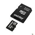 Micro SecureDigital 32GB Smartbuy Class 10 (с адаптером SD) (SB32GBSDCL10-01LE)