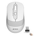 Мышь беспроводная A4Tech Fstyler FG10 , белый/серый , оптическая, 2000dpi , USB, 4 кнопки [1147569]