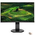 LCD PHILIPS 23.8" 241B8QJEB (00/01) черный {IPS 1920x1080 5ms 178/178 250cd D-Sub DVI HDMI DisplayPort 2xUSB3.0 2xUSB2.0 2x2W HAS Pivot}