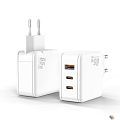 Bion Сетевое Зарядное Устройство, GaN, USB-A + 2*USB-C, PowerDelivery, 65 Вт, белый [BXP-GAN-PD-A2C-65W]