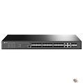 TP-Link SG3428XF Управляемый коммутатор JetStream уровня 2+ с 20 гигабитными портами SFP, 4 портами SFP+ и 4 комбинированными портами SFP/RJ45