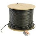 5bites Кабель US5505-305CPE витая пара UTP/SOLID/5E/24AWG/COPPER/PVC+PE/BLACK/OUTDOOR/DRUM/305M